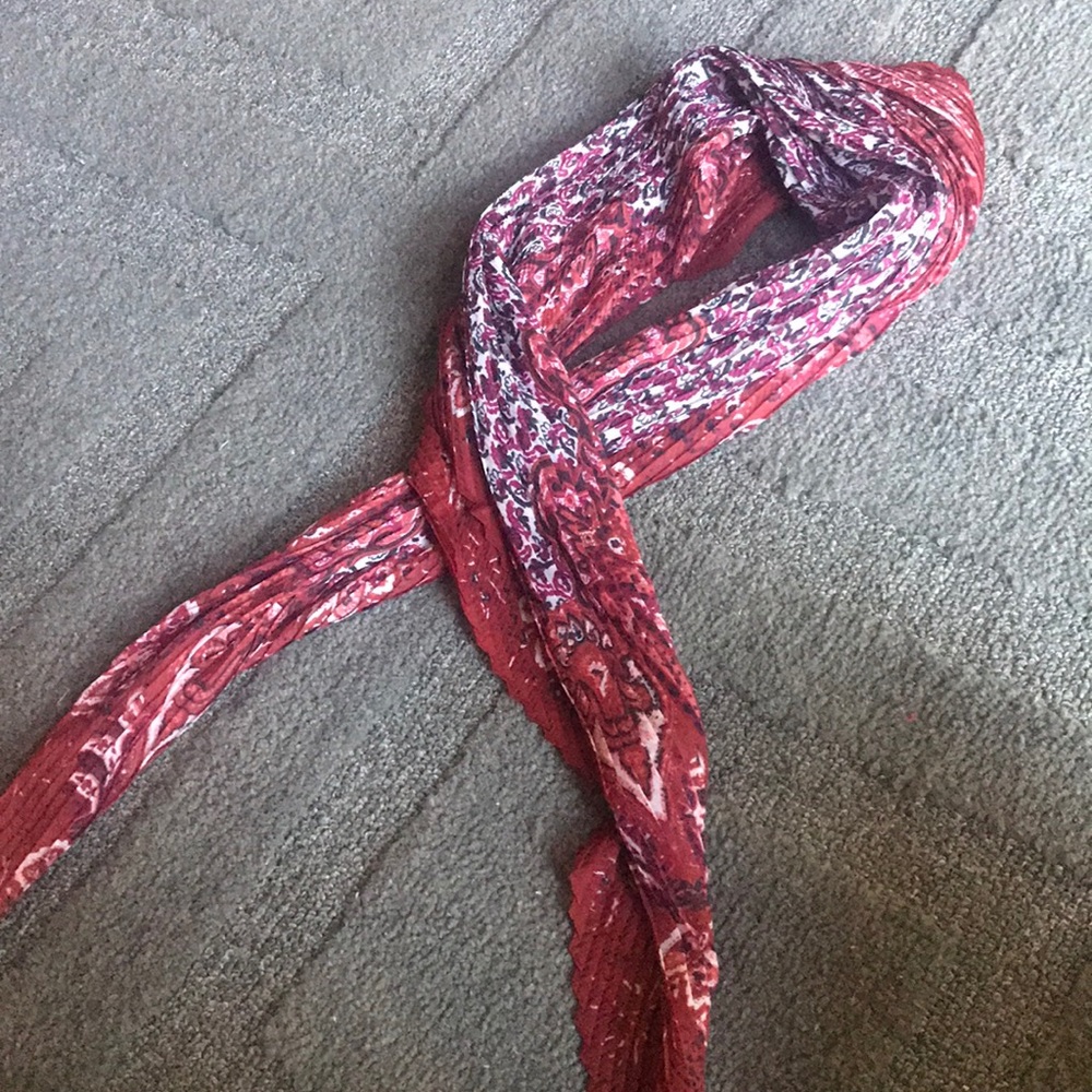 J.Jill Pink Pattern Scarf with Tags